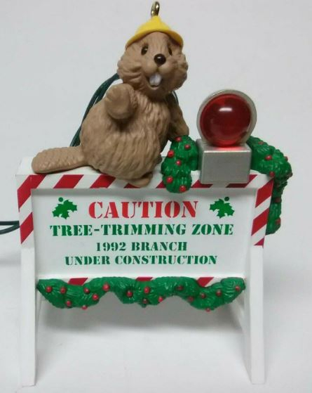 1992 Under Construction - Lighted Ornament