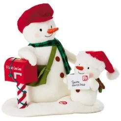 2018 Special Delivery Snowmen *MUSICAL PLUSH TABLETOPPER*