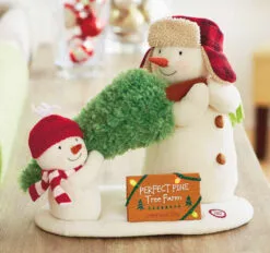 2014 Perfect Tree Snowman - Plush Tabletopper