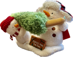 2014 Perfect Tree Snowman - Plush ORNAMENT