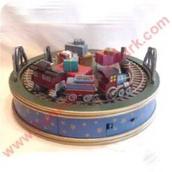 1993 Holiday Express Tabletop Tree Base - REVOLVING Train *Damaged Box