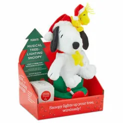 2020 Musical Tree Lighting Snoopy - Wirelessly Turns On Chmas Tree & Plays 5 Songs
