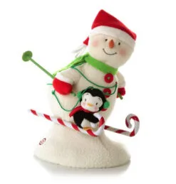 2012 Swooshin' Duo Snowman - Plush Tabletopper